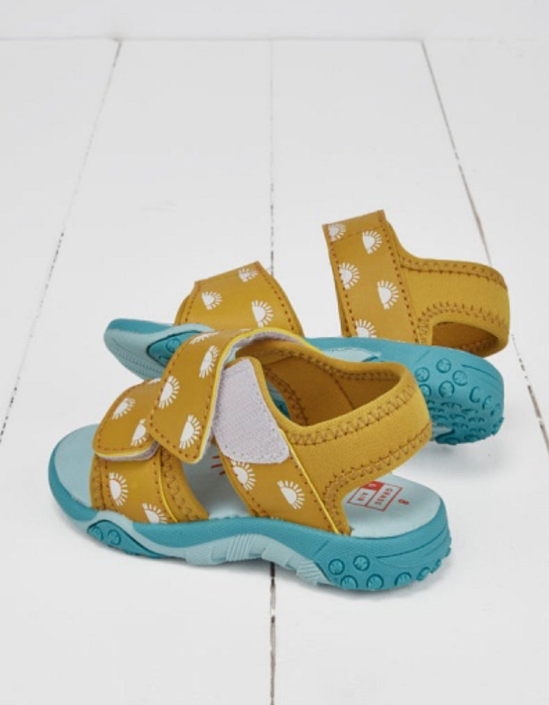 SALE Kids Ochre Colour-Changing Sandals Grass & Air