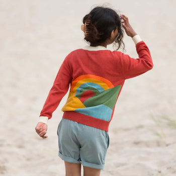 From One To Another Sunshine Design Knitted Cardigan Little Green Radicals