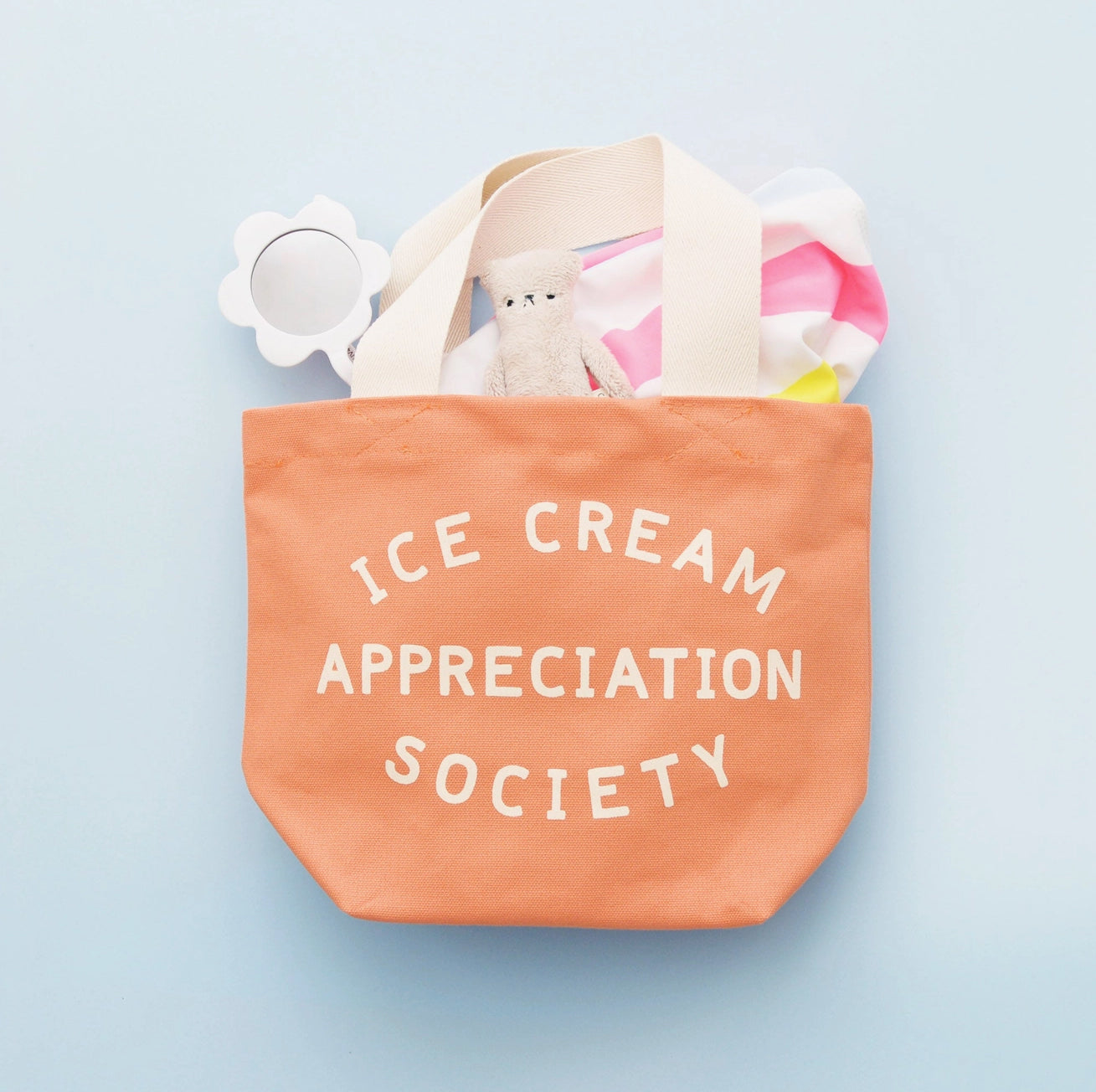 Ice Cream Appreciation Society - Mini Canvas Tote Bag