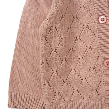 Dusty Rose Knitted Set Rock-a-Bye Baby