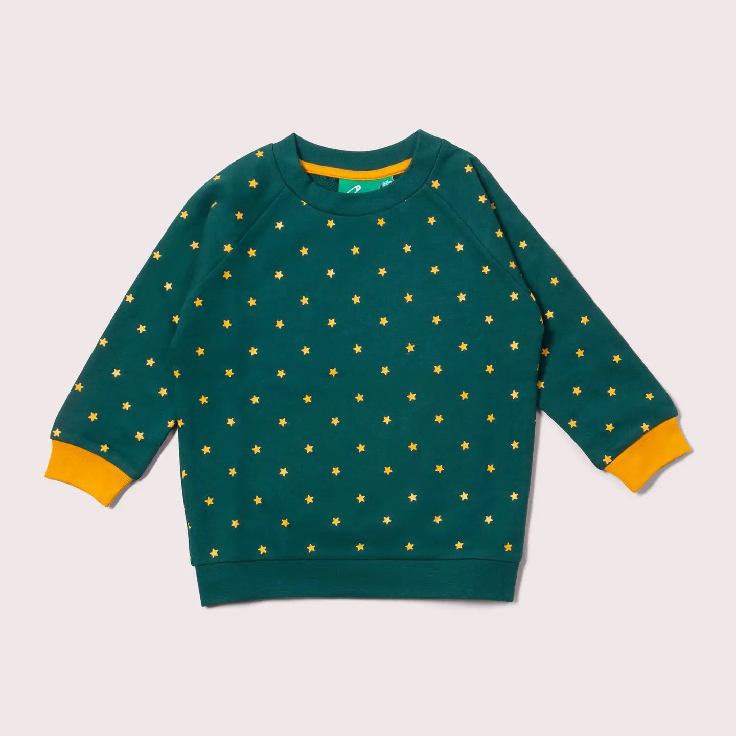 Golden Stars Raglan Sweatshirt  Little Green Radicals