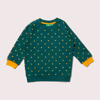 Golden Stars Raglan Sweatshirt  Little Green Radicals