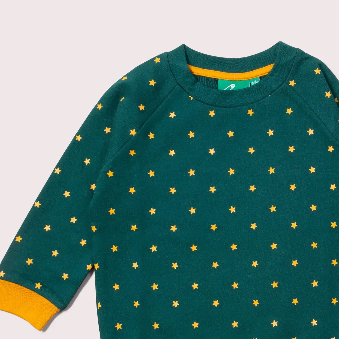 Golden Stars Raglan Sweatshirt  Little Green Radicals