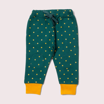Golden Stars Knee Patch Joggers Little Green Radical