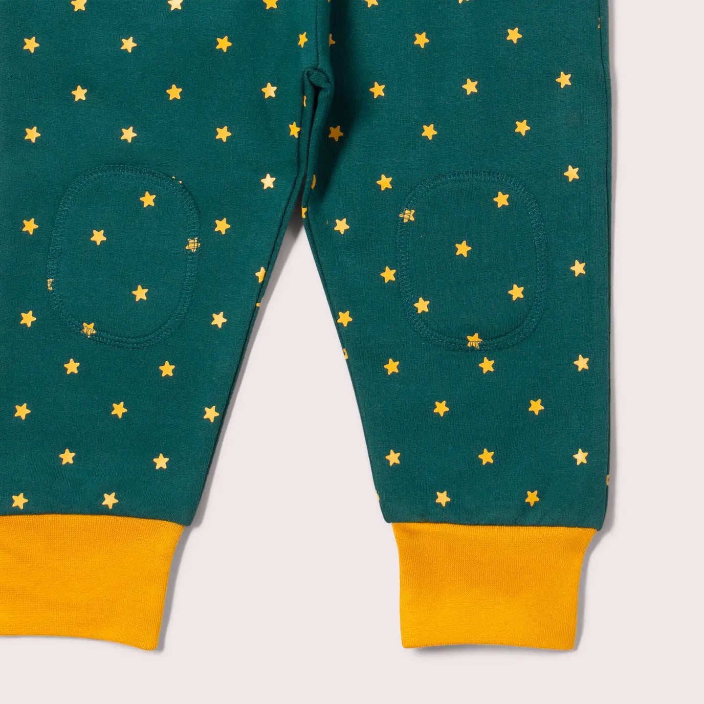 Golden Stars Knee Patch Joggers Little Green Radical