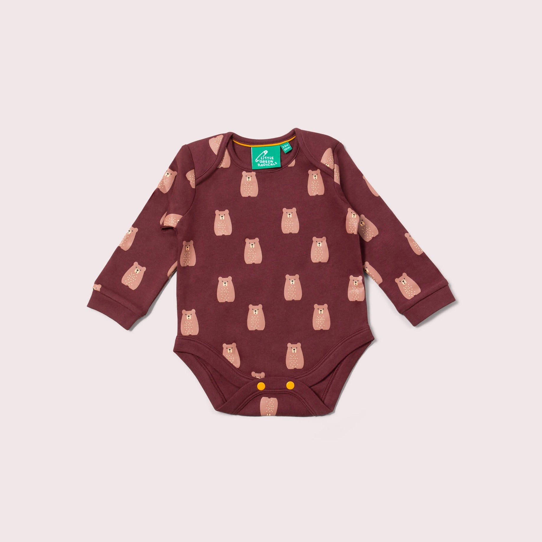Brown Bears 2 pack Baby Bodysuit Little Green Radicals