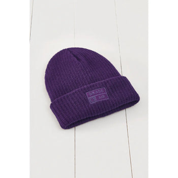 Icelandic Amethyst Beanie Hat Grass & Air