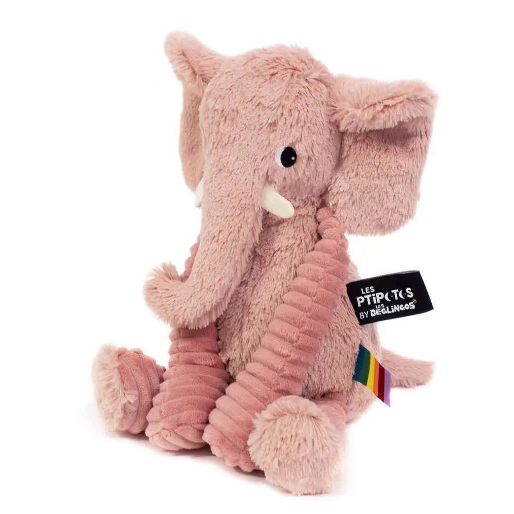Pink Elephant - Plush Toy Les Ptipotos