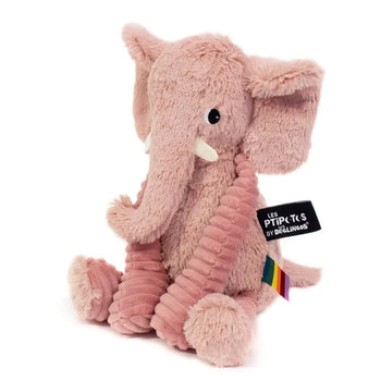 Pink Elephant - Plush Toy Les Ptipotos