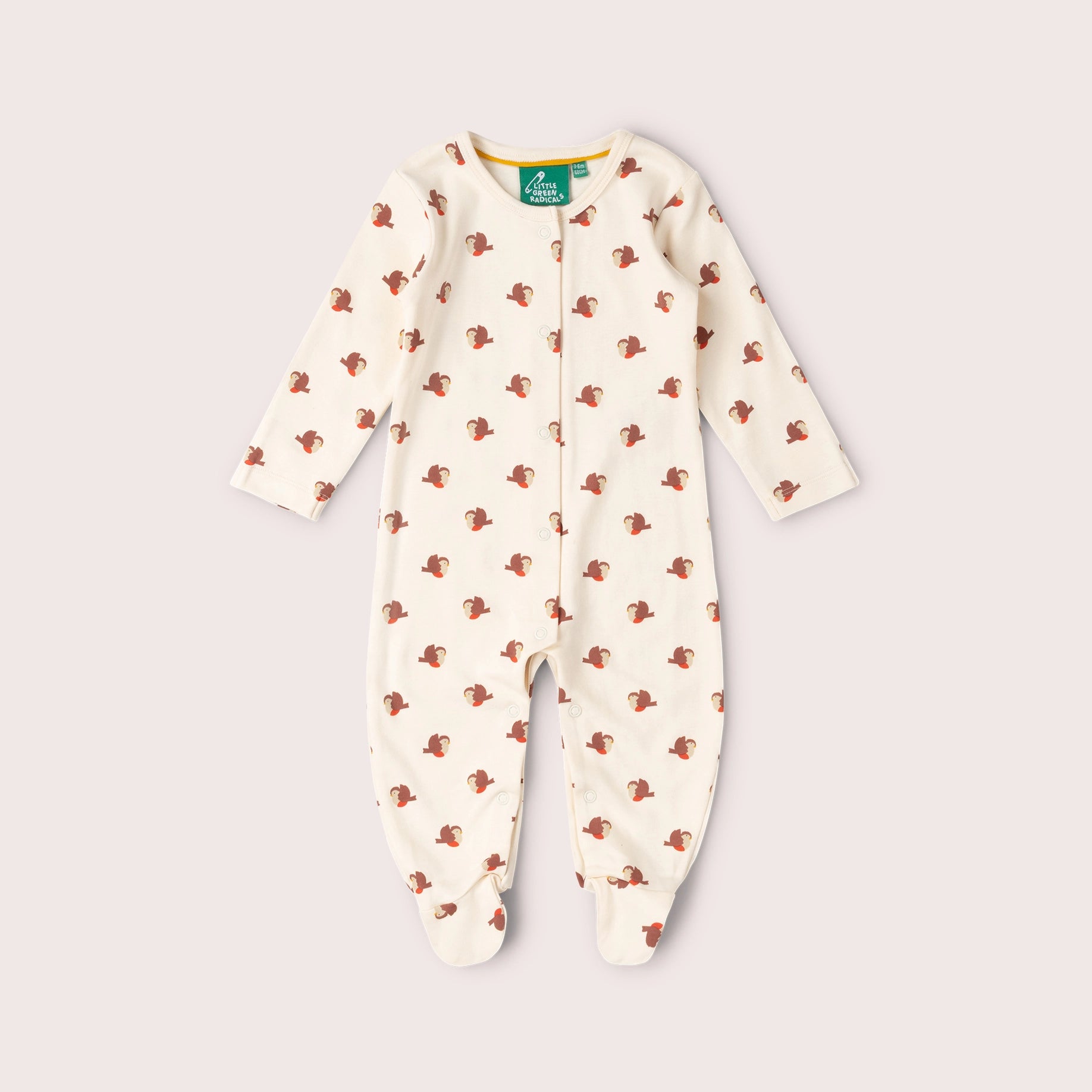 Little Robin Sleepsuit Little Green Radicals