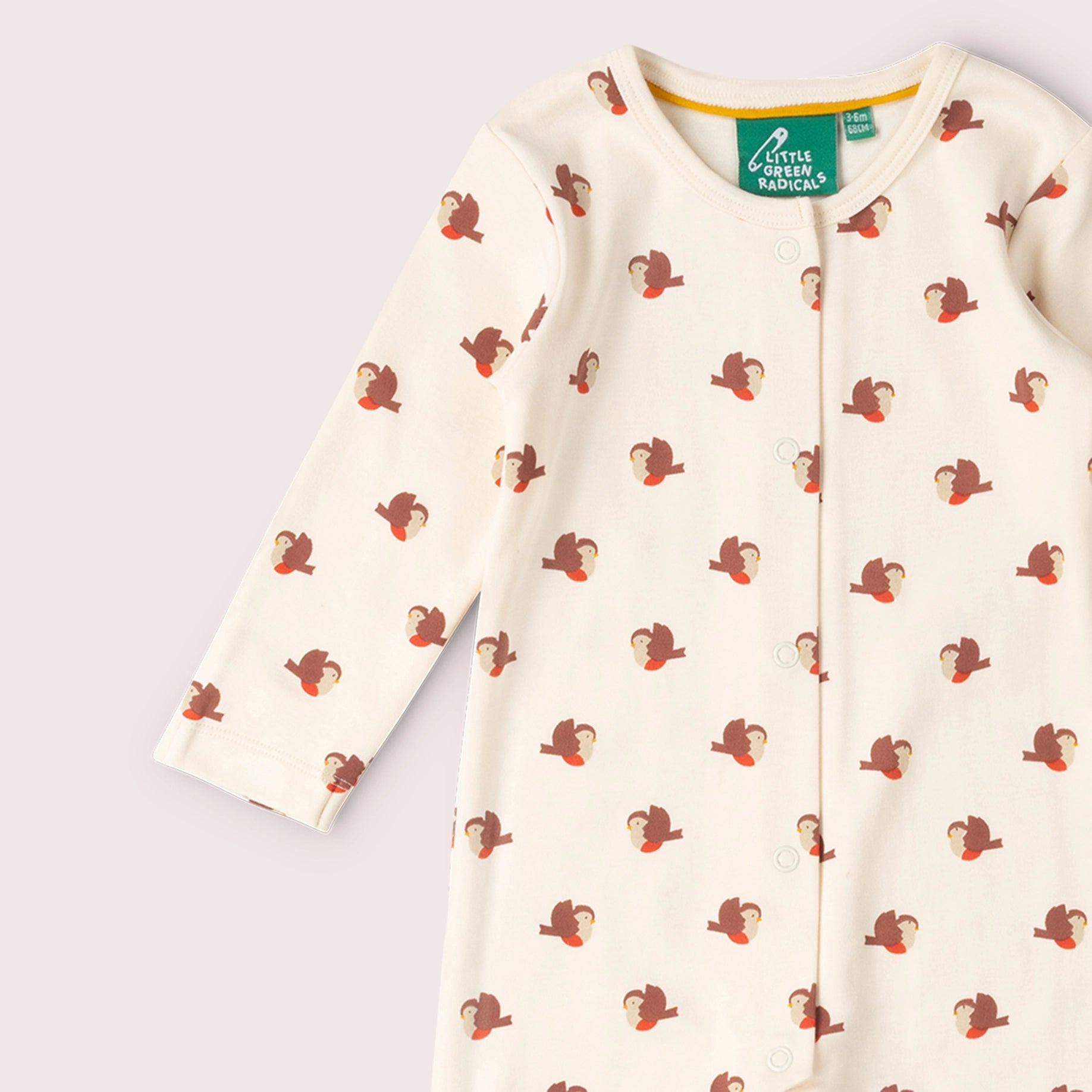 Little Robin Sleepsuit Little Green Radicals