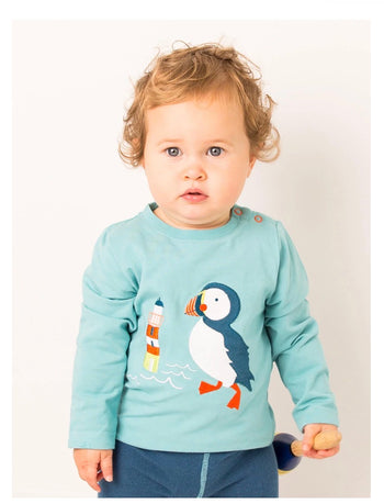 Kenzie the Puffin Long Sleeved T-shirt Blade & Rose