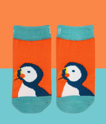 Kenzie the Puffin Socks Blade & Rose