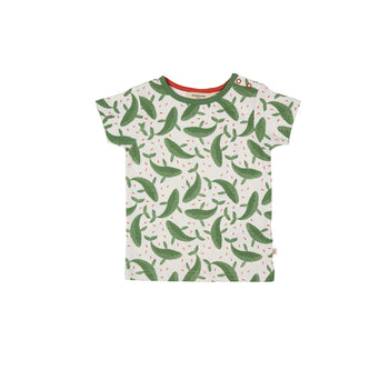 Pigeon Organics Whale Print Short sleeve T-Shirt