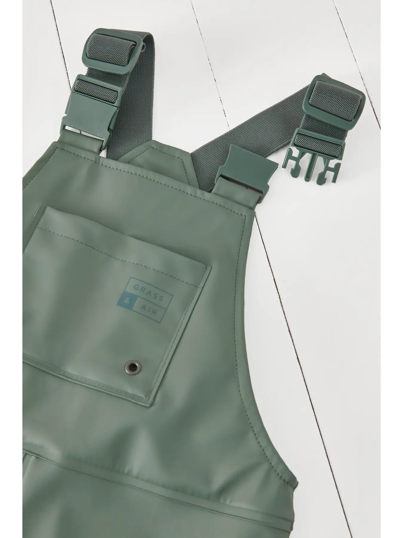 Khaki Green  Rainster Dungaree Grass & Air
