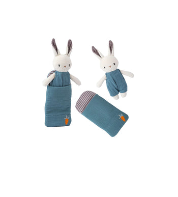 Tiny Rabbit in a Sleeping Bag  Jumini First Friends