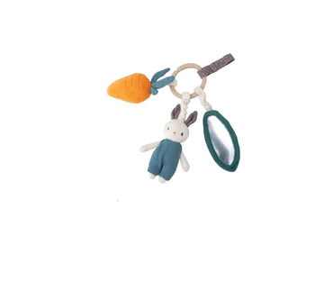 Baby Activity Ring - Pink Rabbit (Organic Cotton)