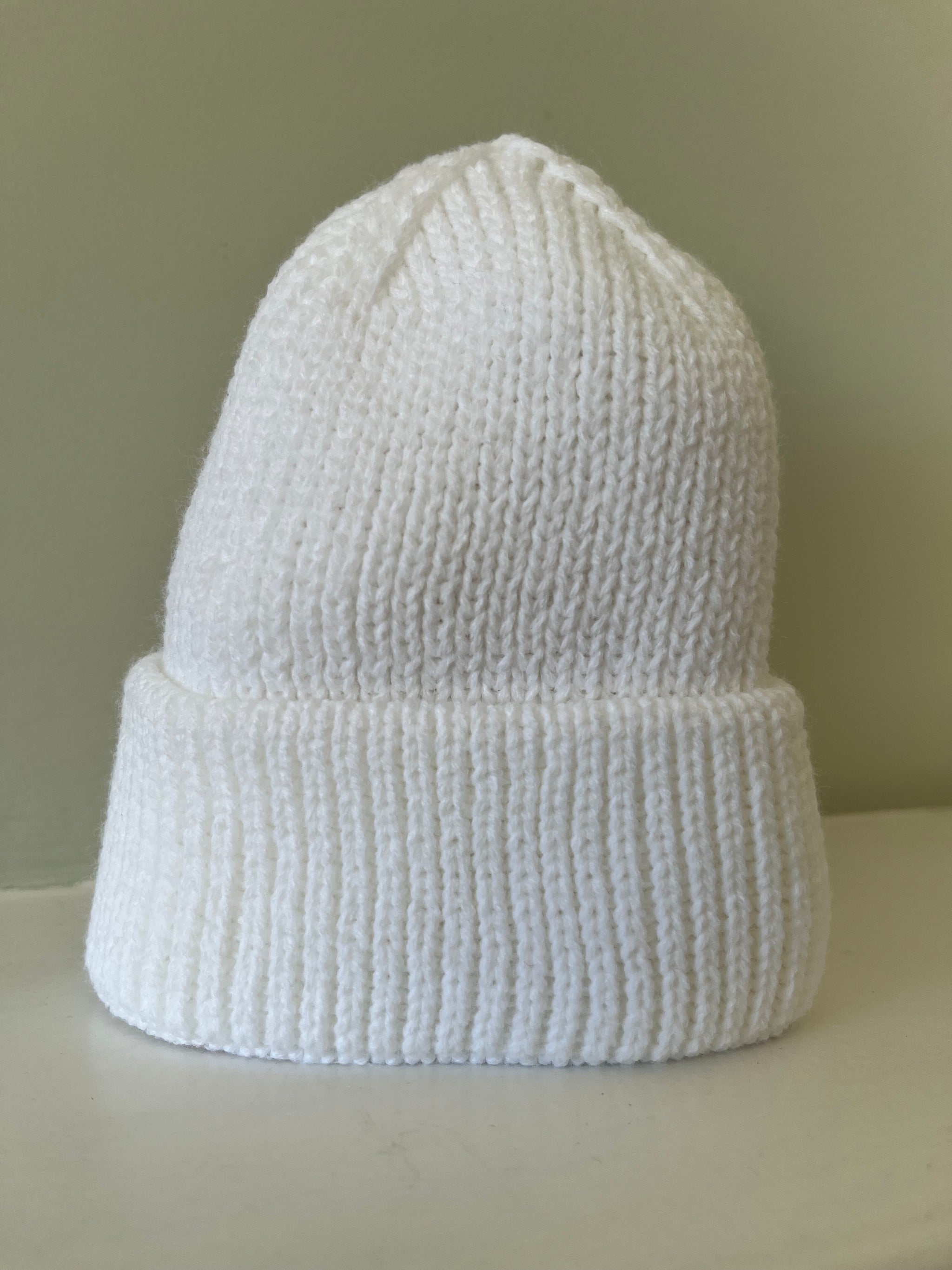 Timeless white Ivory  Knit Hat Little Nosh