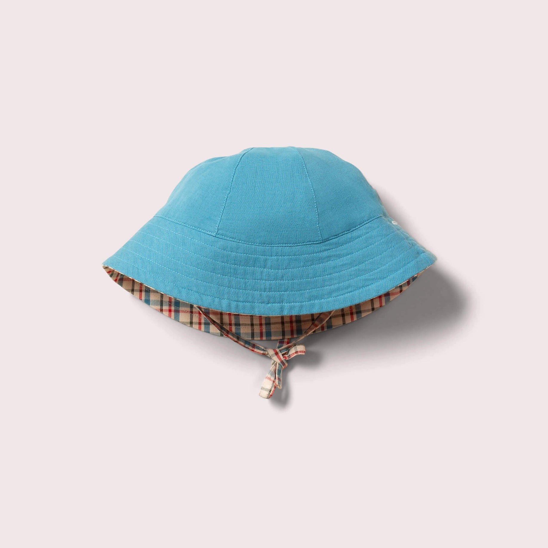 Checked  Reversible Sunhat Little Green Radicals