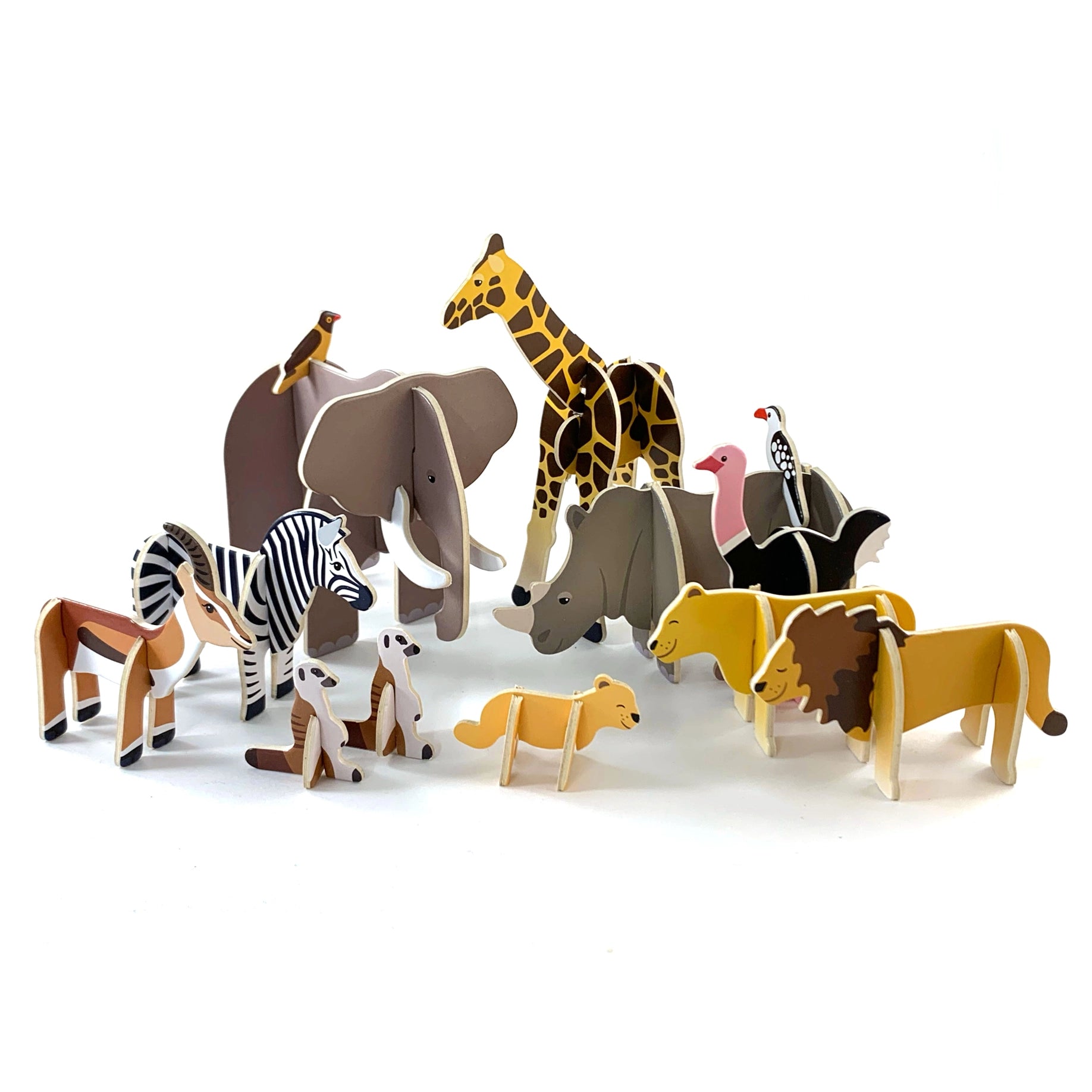 Play Press Savannah Animals Pop-out Playset