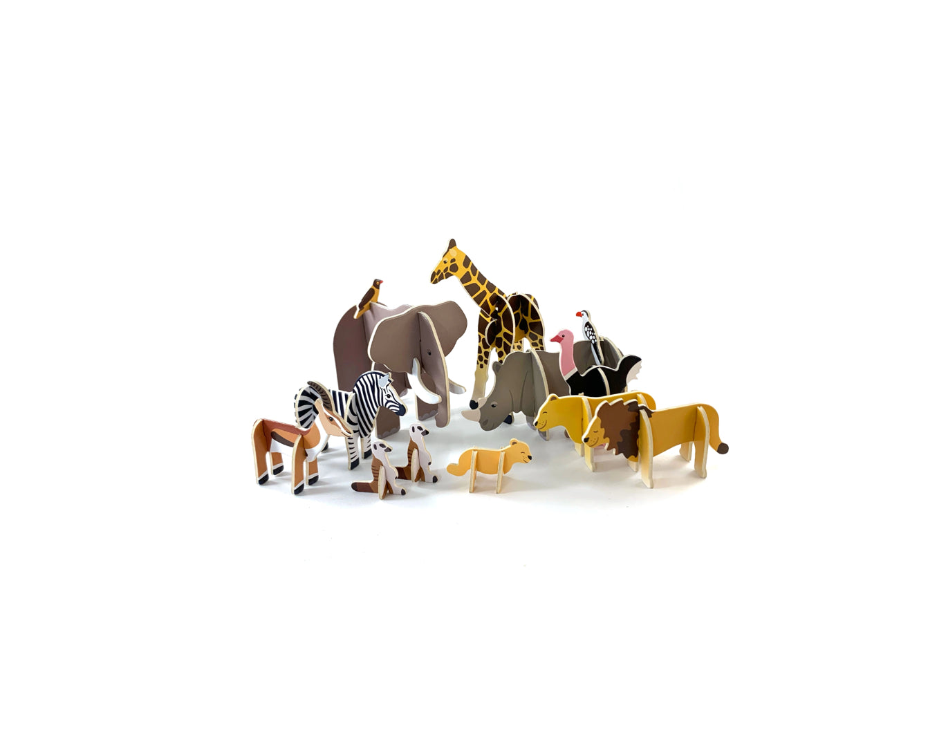 Play Press Savannah Animals Pop-out Playset