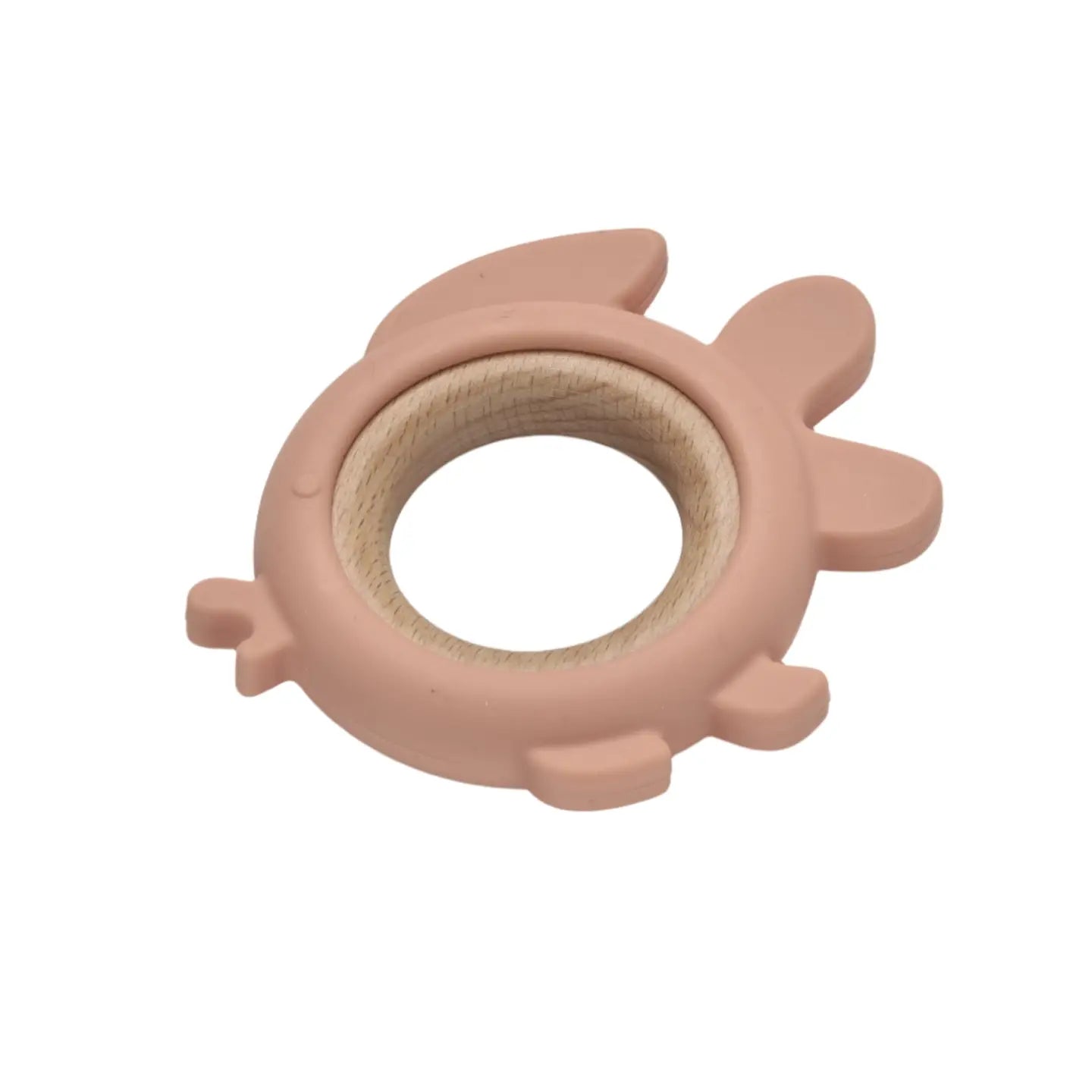 Fish Wooden & Silicone Teething Ring Jumini