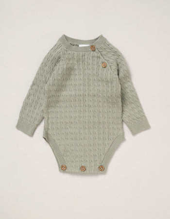 Traditional All Cotton Knitted Set Rock-a-Bye Baby