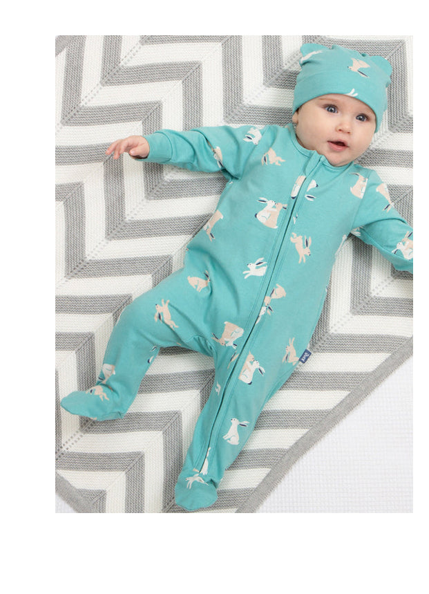 Kite Hare Hug Zip Sleepsuit