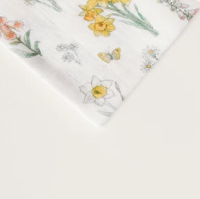 Daffodil Print Muslin Square Fox & Lottie