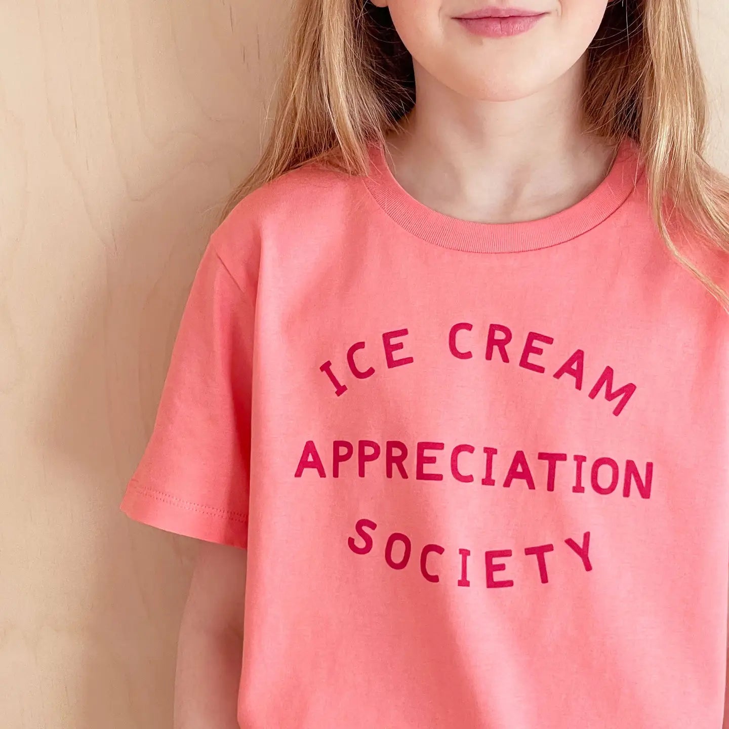 Ice Cream Appreciation Society Bubblegum Colour  T-Shirt