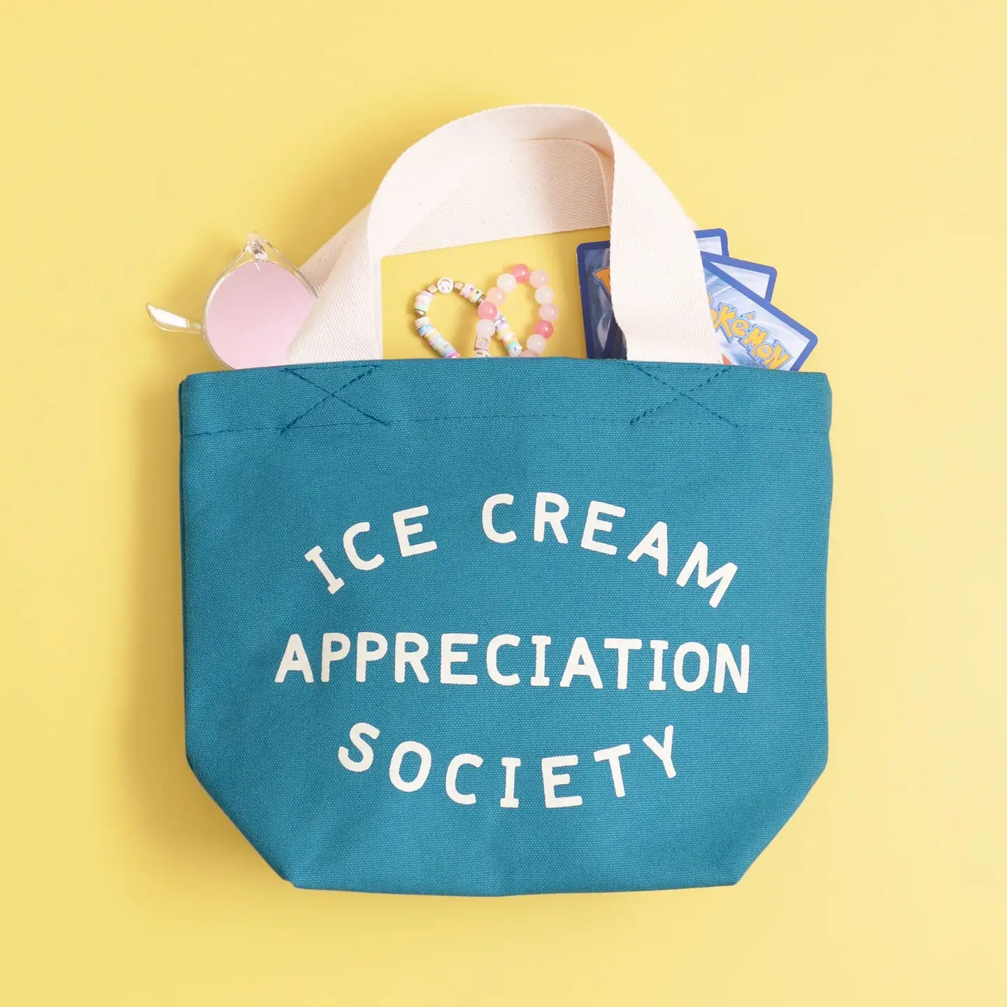 Ice Cream Appreciation Society - Mini Canvas Tote Bag