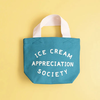 Ice Cream Appreciation Society - Mini Canvas Tote Bag