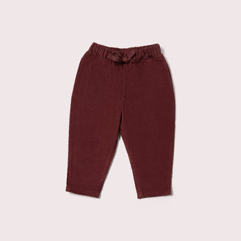 Chocolate Cord Comfy Trousers Little Green Radicals