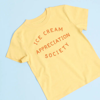 Ice Cream Appreciation Society Sunshine Yellow T-Shirt