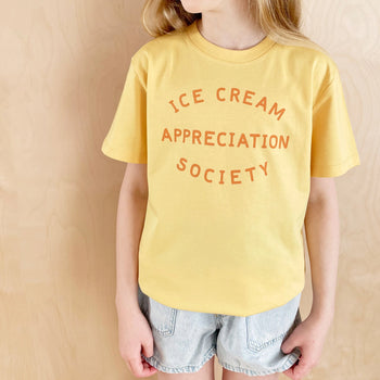 Ice Cream Appreciation Society Sunshine Yellow T-Shirt