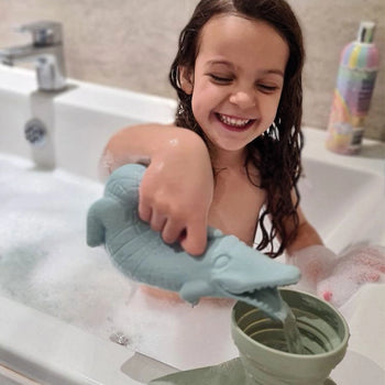 Scrunch Crocodile Old Rose