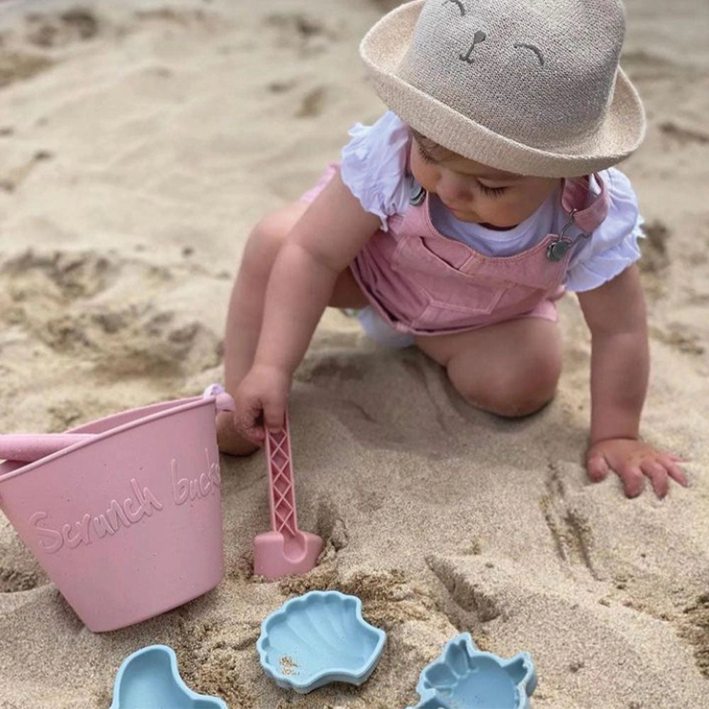 Scrunch Sand Moulds - Footprint Set Old Rose