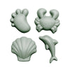 Scrunch Sand Moulds - Footprint Set Sage