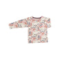 SALE Pigeon Organics Meadow Ivory Print long sleeve Top