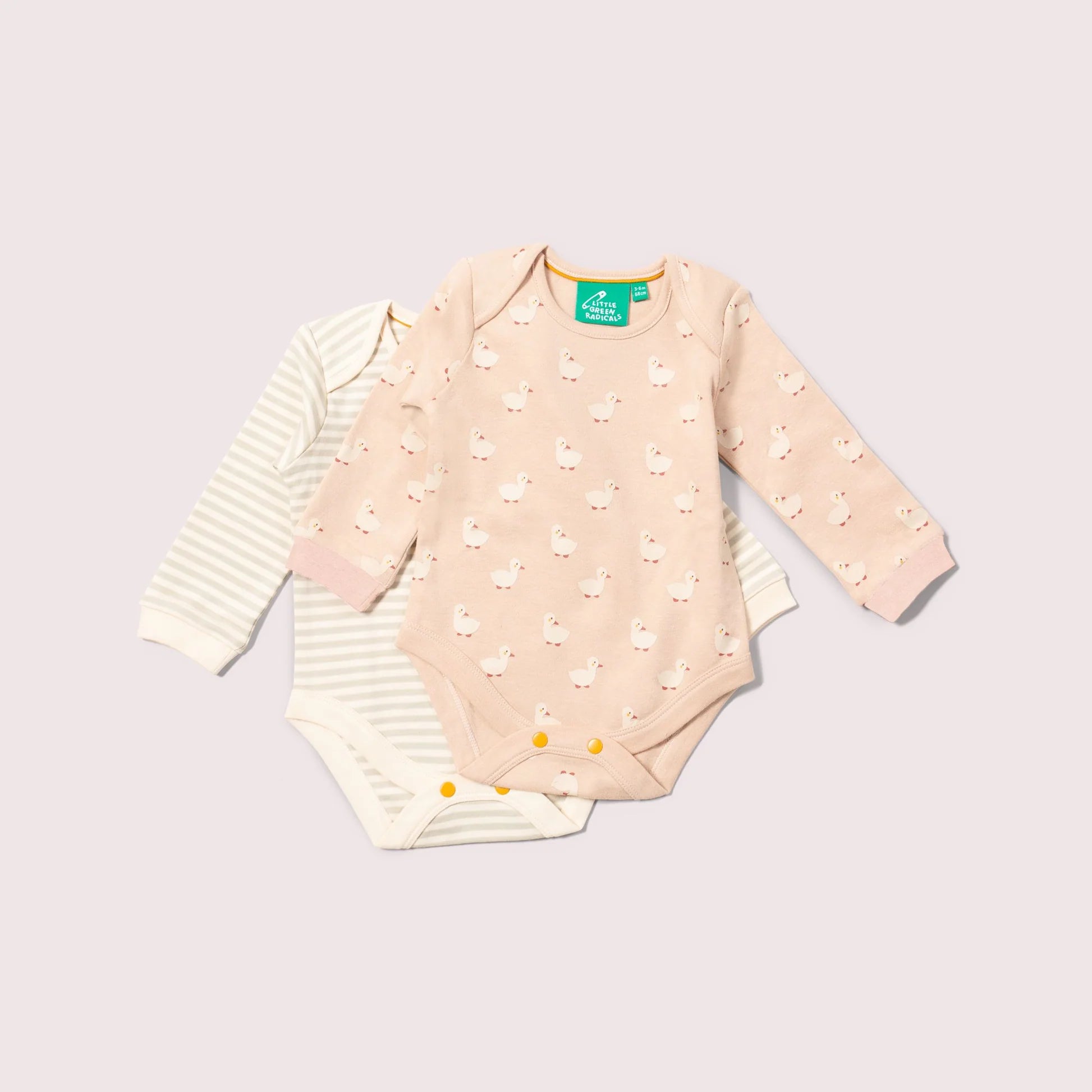 Puddle Ducks Bodysuit Set Little Green Radicals