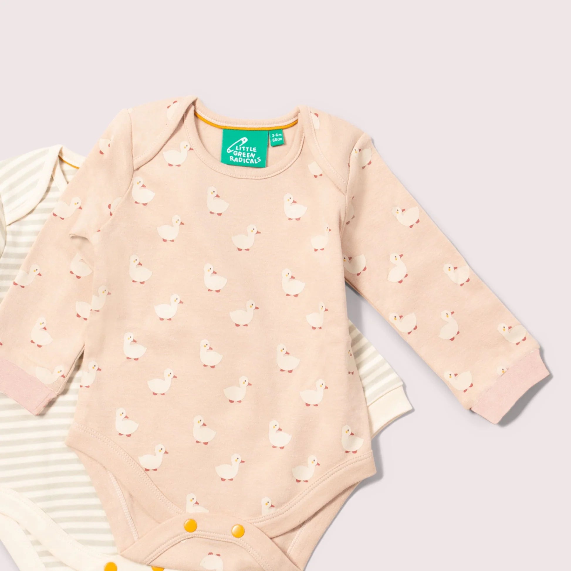 Puddle Ducks Bodysuit Set Little Green Radicals