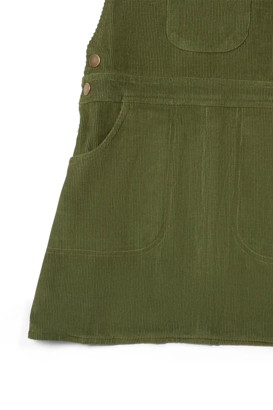 Classic Chive Reversible Pinafore  Dress Little Green Radicals