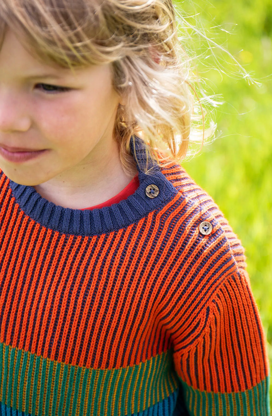 Frugi Top Notch Knitted Jumper