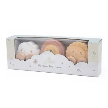 Jumini Mini Push Along Friend Set Wooden Toy