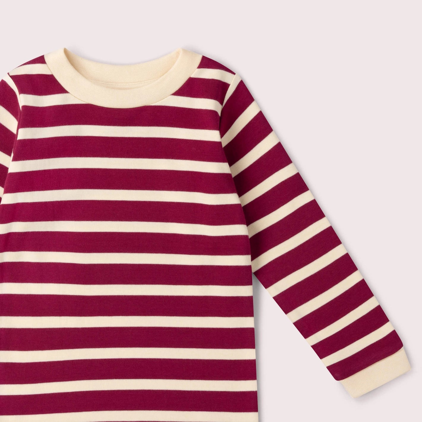 Berry Striped long Sleeve T-shirt Little Green Radicals