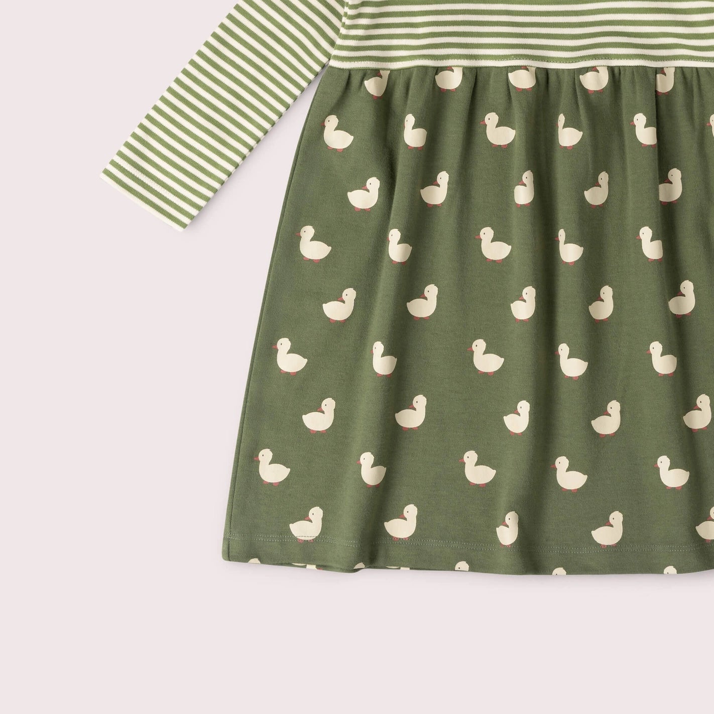 Olive Ducks Easy Peasy Long Sleeve Dress Little Green Radicals