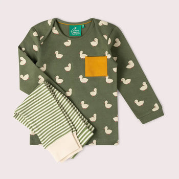 Olive Ducks T-Shirt & Jogger Play Set Little Green Radicals