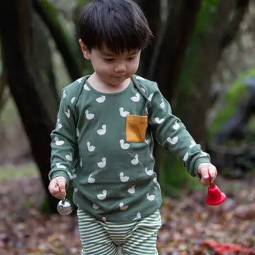 Olive Ducks T-Shirt & Jogger Play Set Little Green Radicals