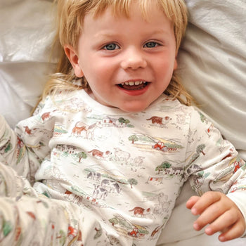 Farm  Print Pyjamas Fox & Lottie