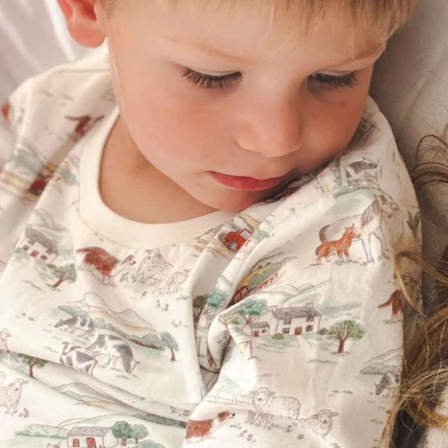 Farm  Print Pyjamas Fox & Lottie